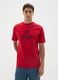 Red pure cotton T-shirt_1