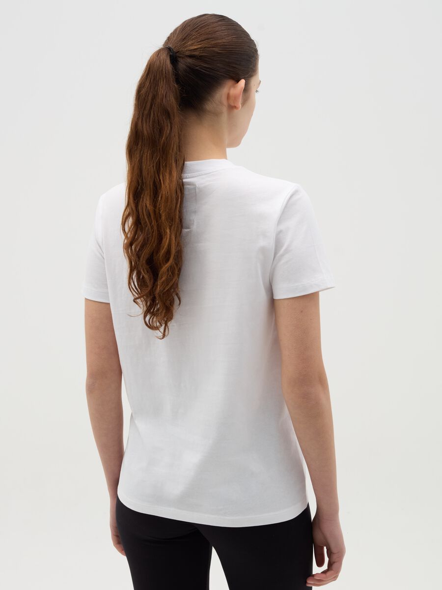 Cotton T-shirt with logo print_2
