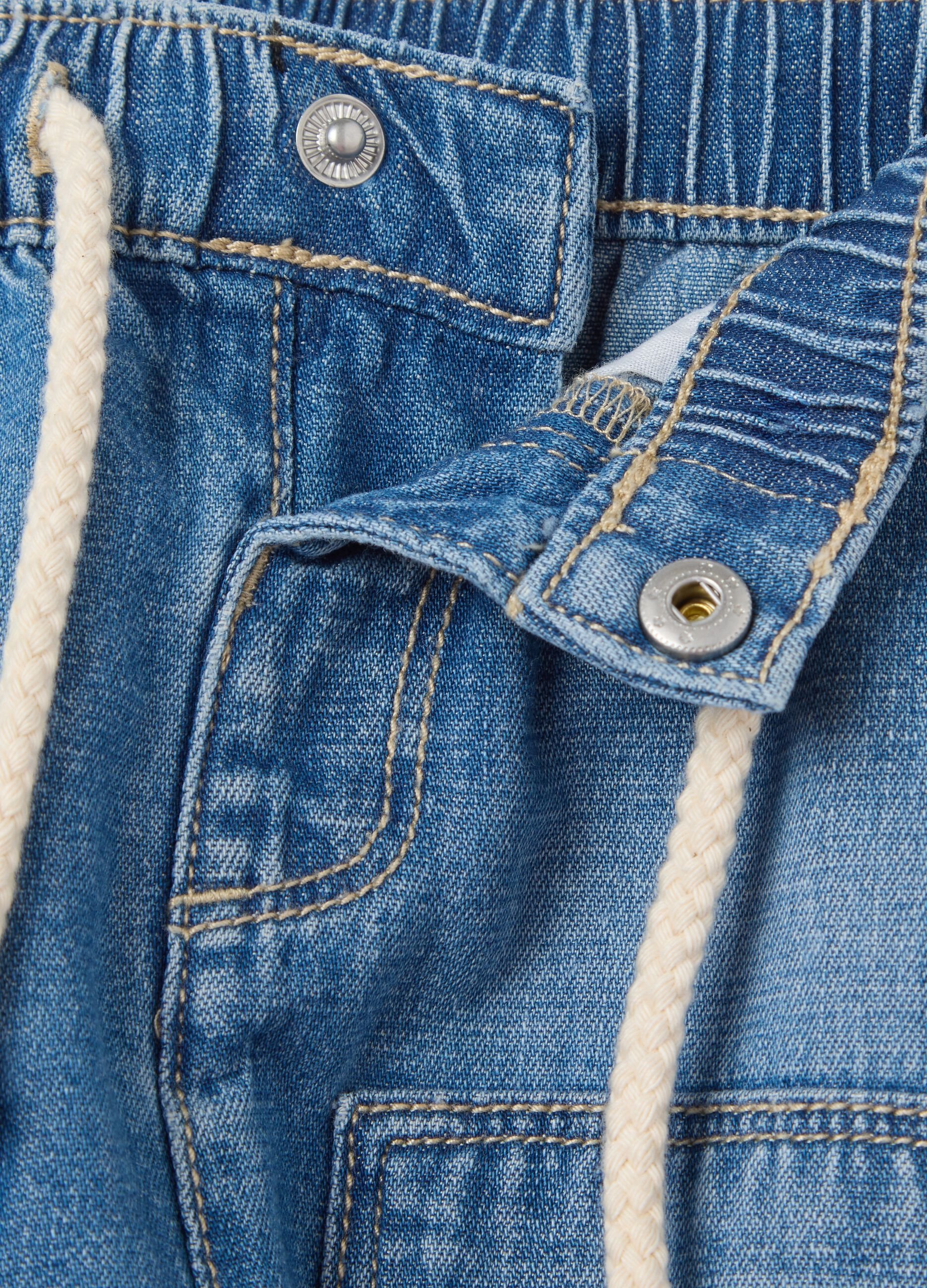 Regular fit boys’ trousers in denim