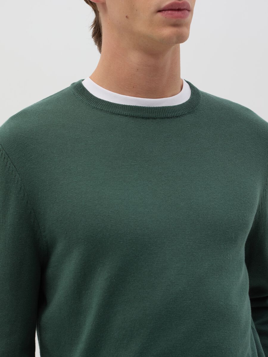 Round neck pullover_2