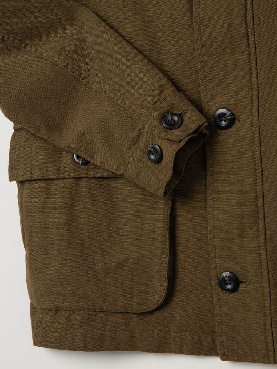 Linen and cotton shacket with pockets_5