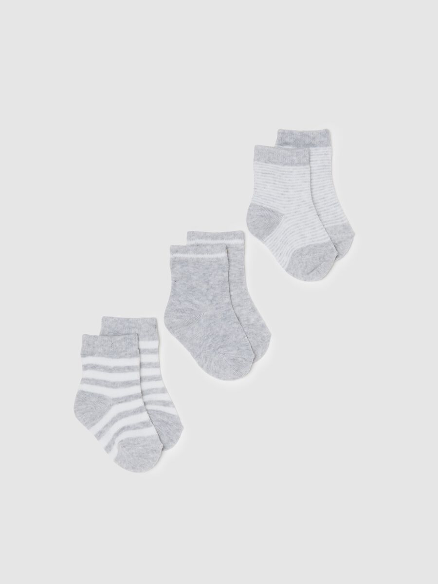 Multicoloured Cotton Blend Baby Socks_0