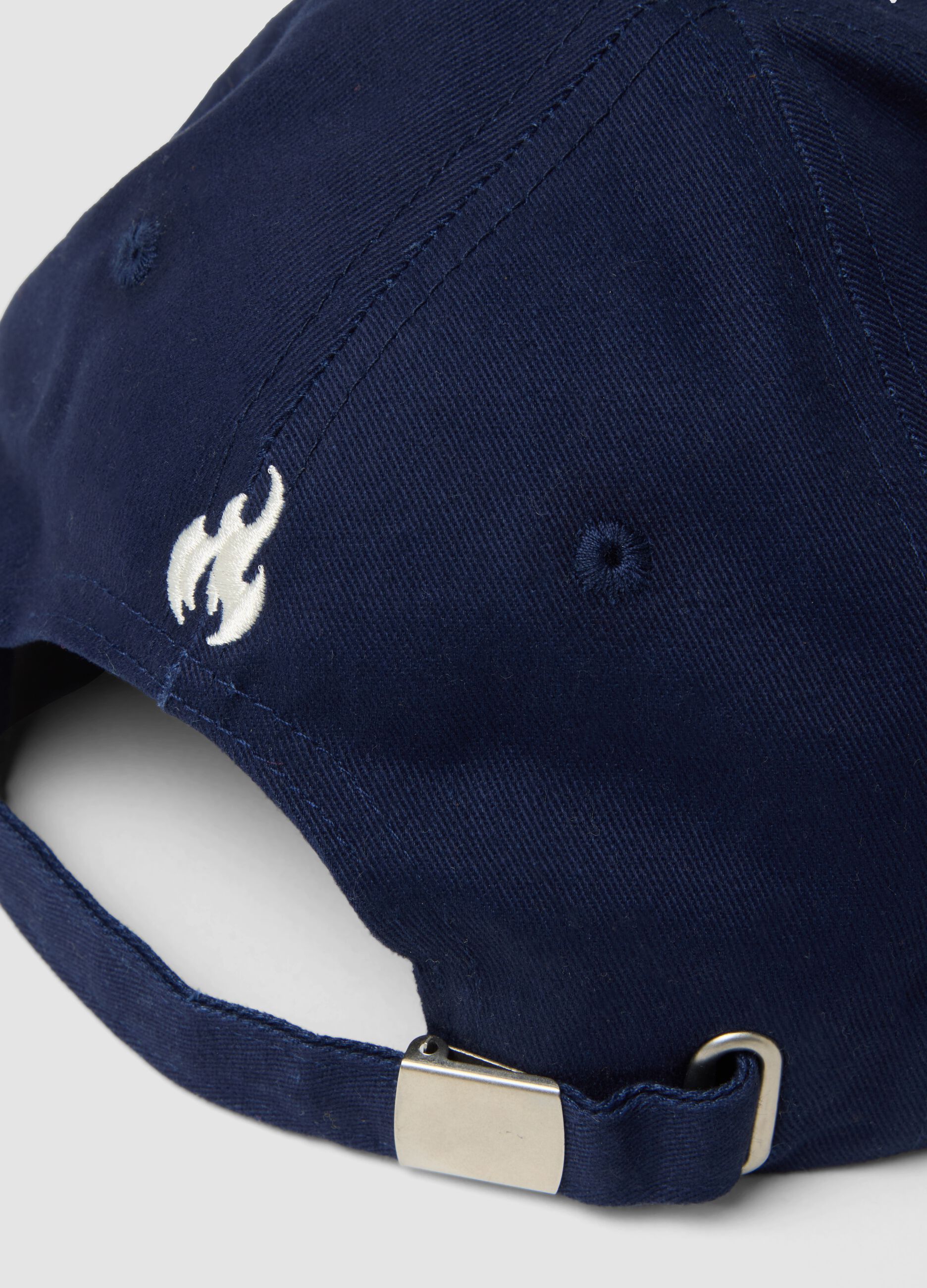 Blue cotton baseball cap