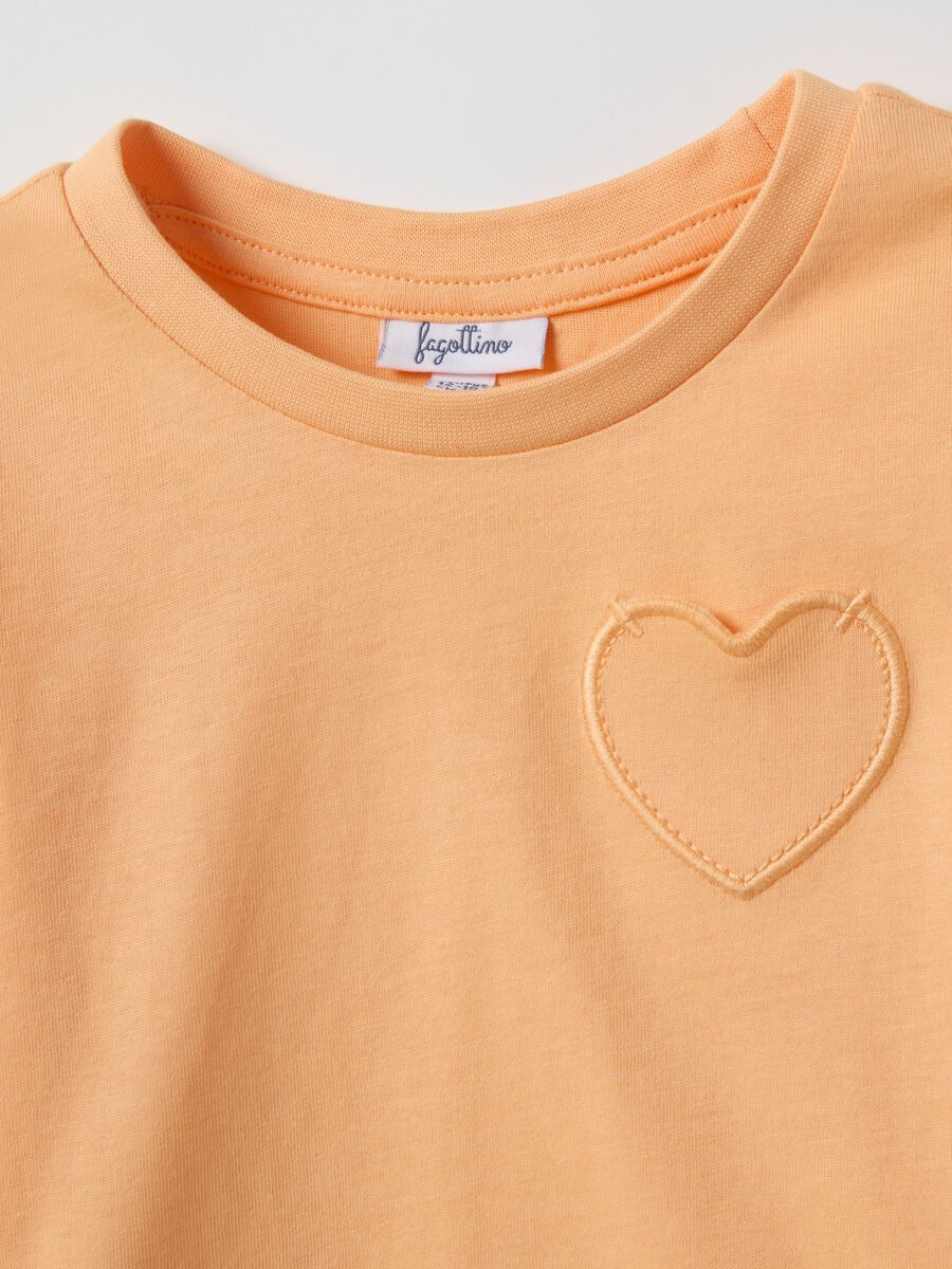 Multicolour pure cotton girl's t-shirt twin pack regular fit_2