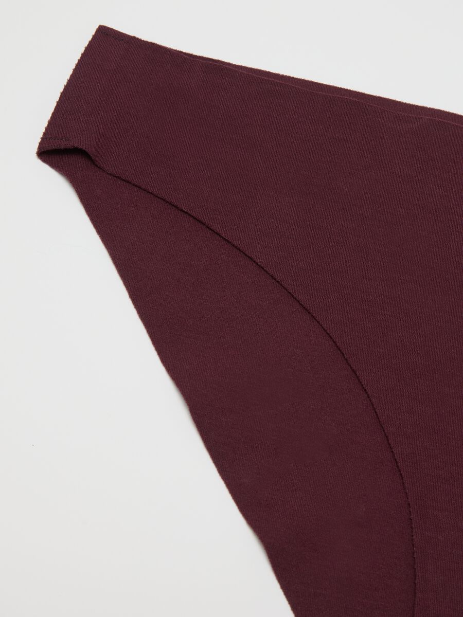 Purple stretch cotton briefs regular fit_1