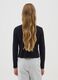 Girls' pure cotton black regular fit sweater_1