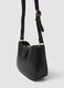 Black shoulder bag with adjustable strap_2