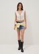 Gilet bianco in puro cotone con pizzo_1