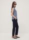 Blue stretch viscose trousers_3