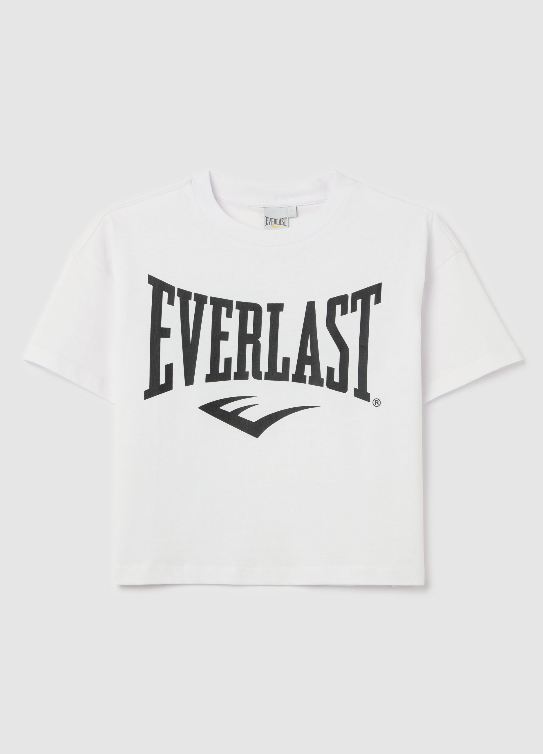 Boxy-fit T-shirt with logo print