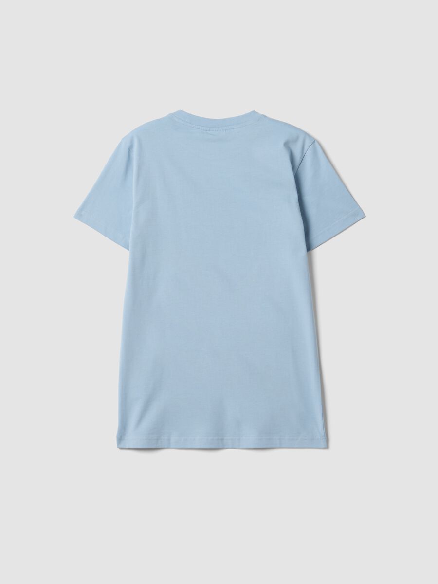 Boys&rsquo; light blue pure cotton T‑shirt with Simpsons print_4