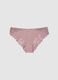 Regular fit pink briefs with lace inserts_4
