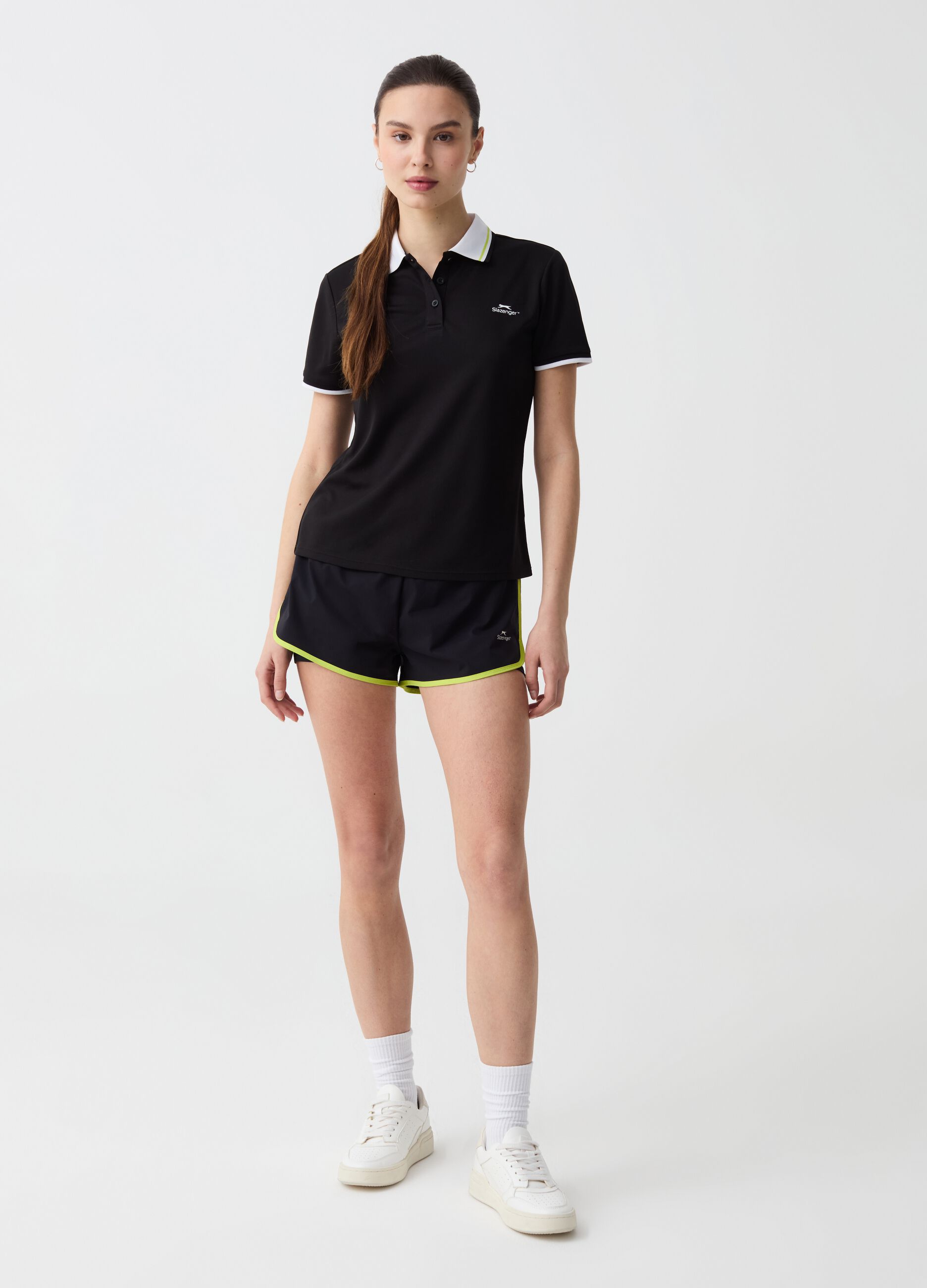 Shorts da tennis con elastico esterno Slazenger