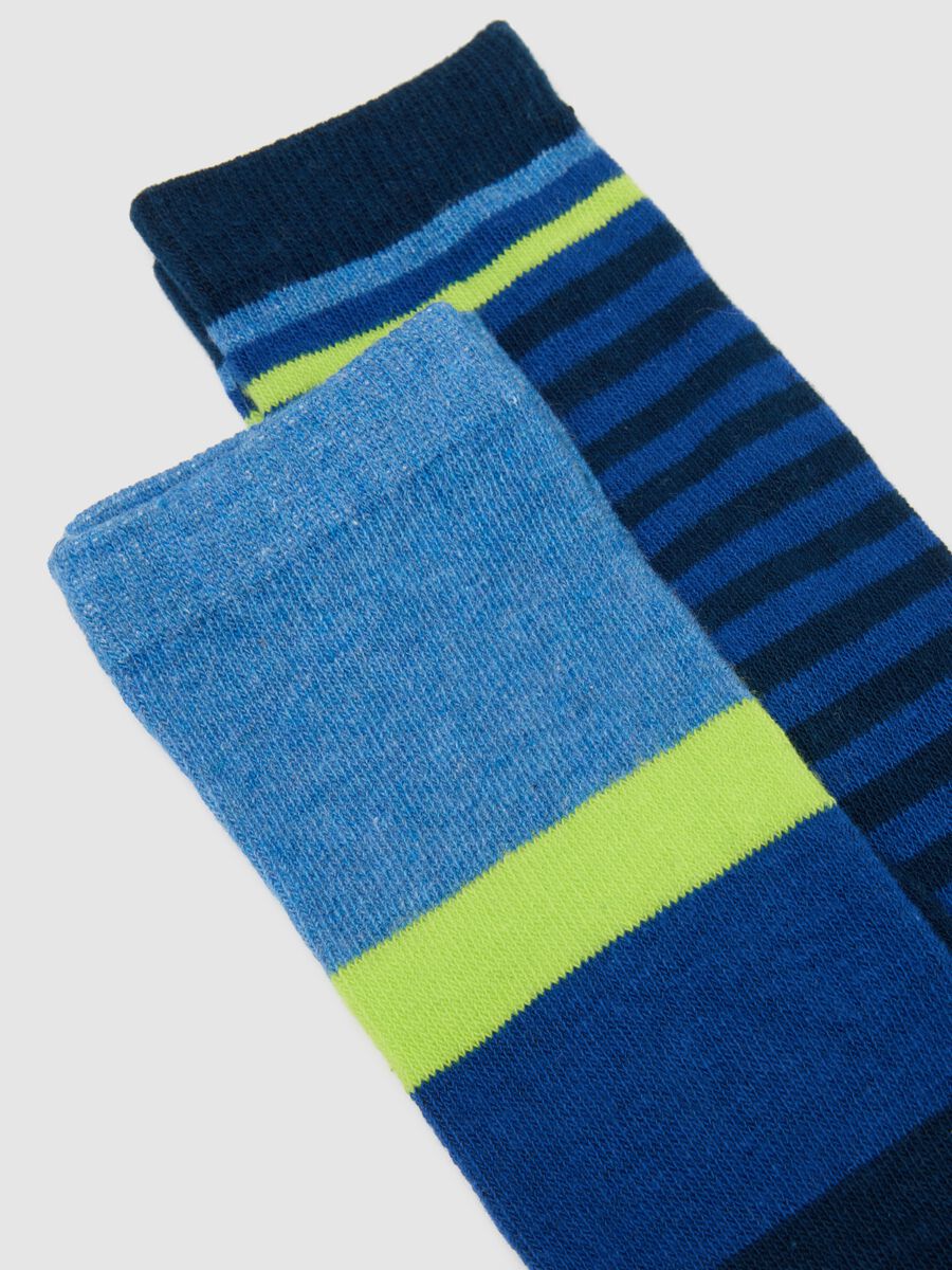 Tripack calze lunghe da bambino in misto cotone multicolor_2
