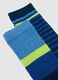Children's long socks tripack in multicolour cotton blend_2