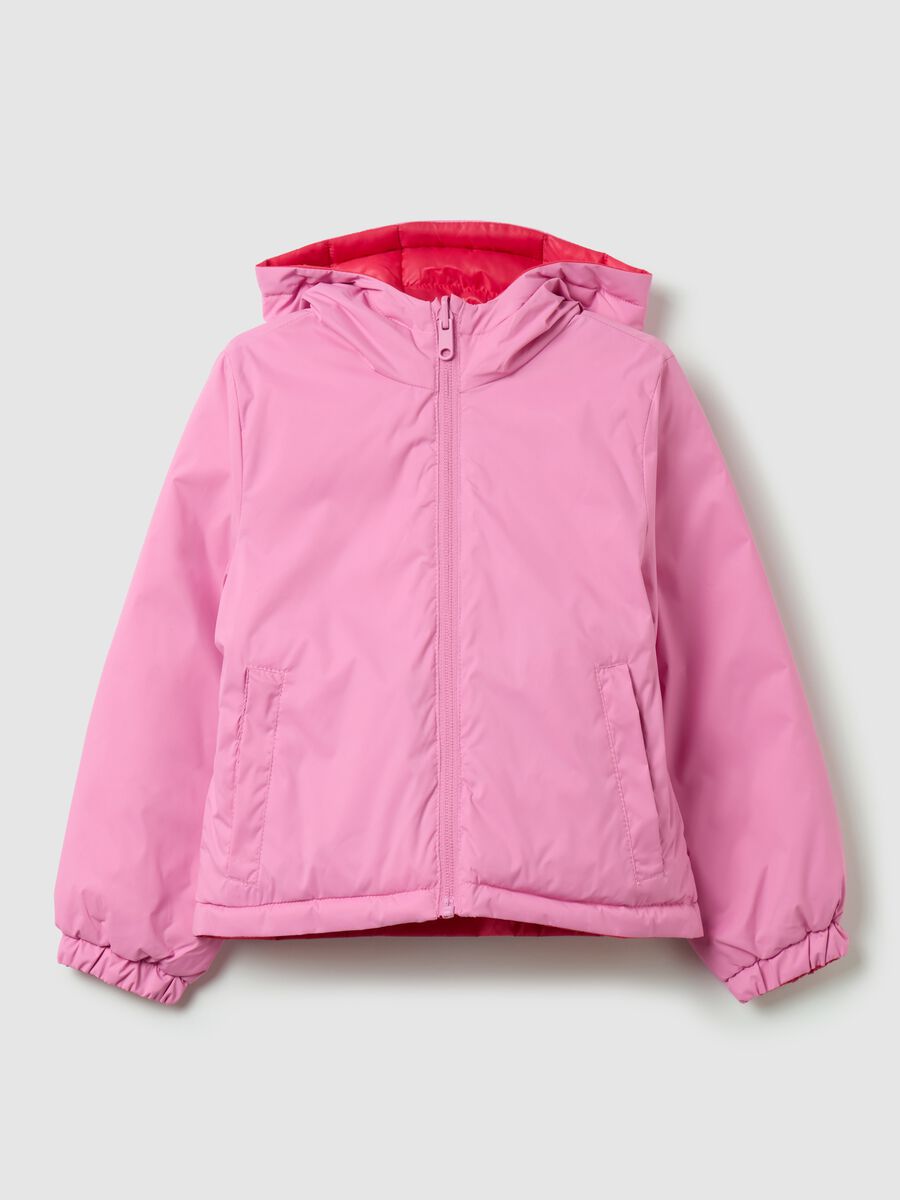 Ultralight reversible down jacket with hood_0
