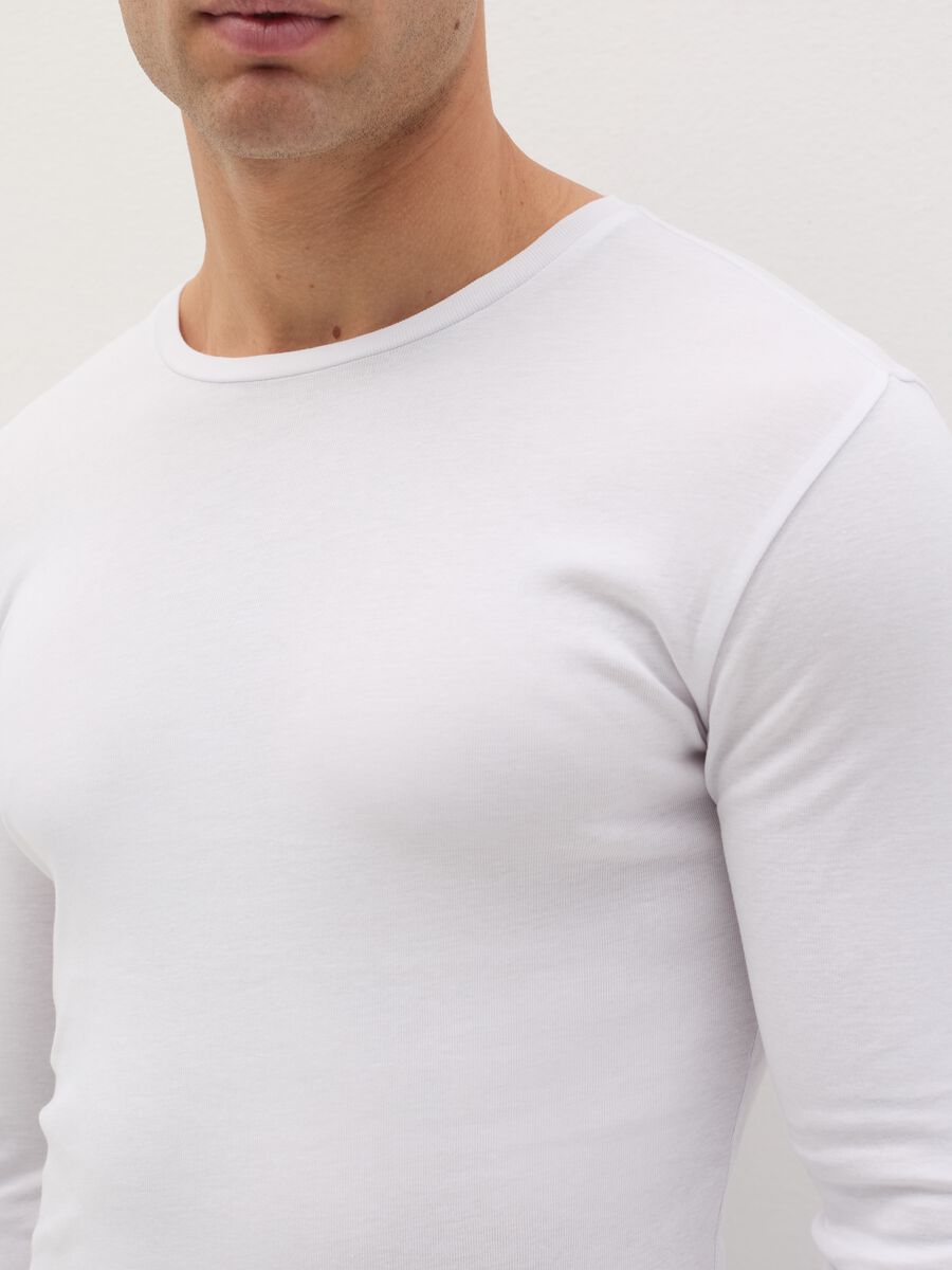 Long-sleeved undershirt in organic cotton_2