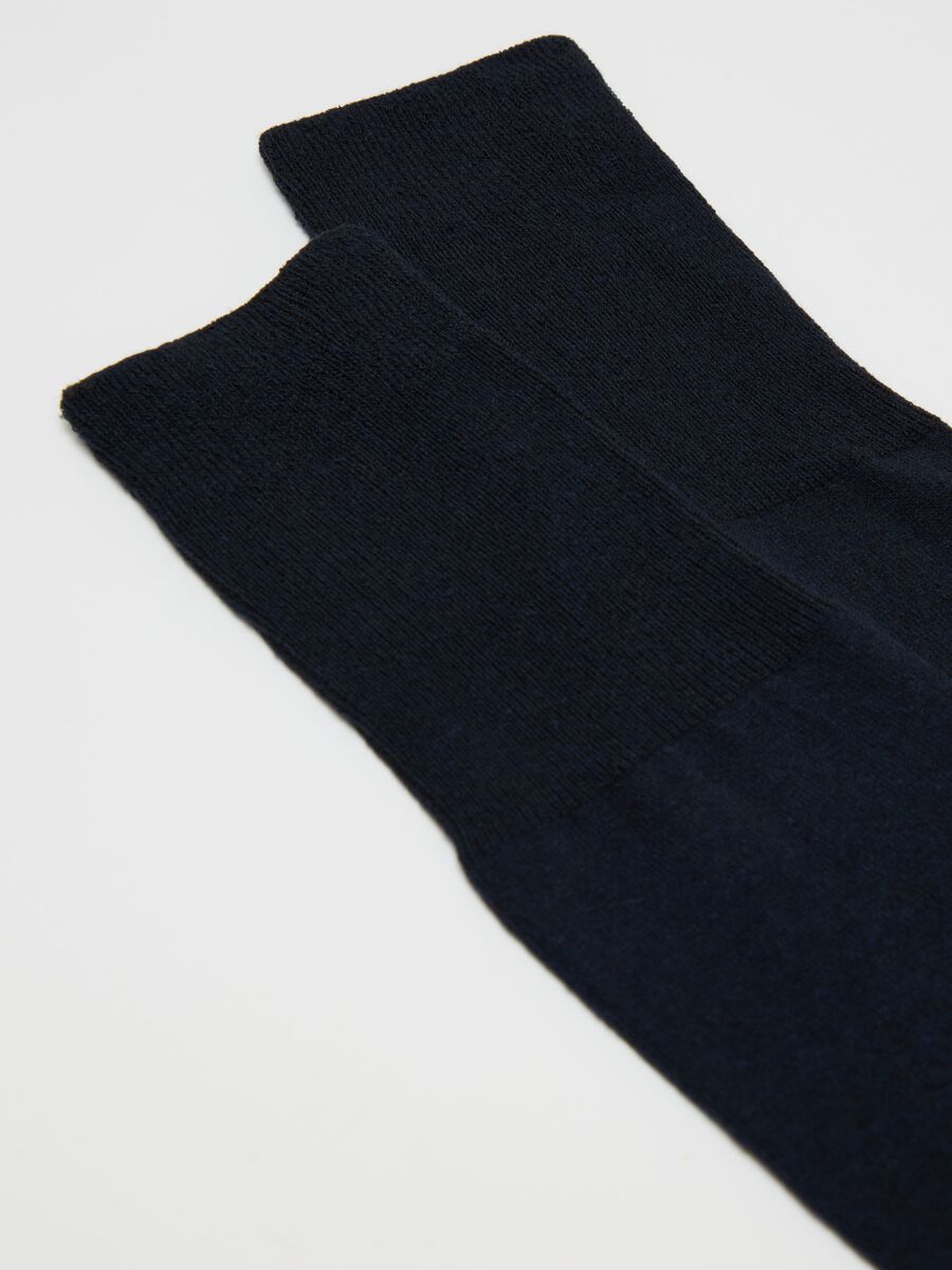 Two-pair pack long socks in warm cotton_2