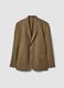 Regular Fit Brown Pure Linen Blazer_1