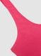 Pink stretch-fabric bikini top_6