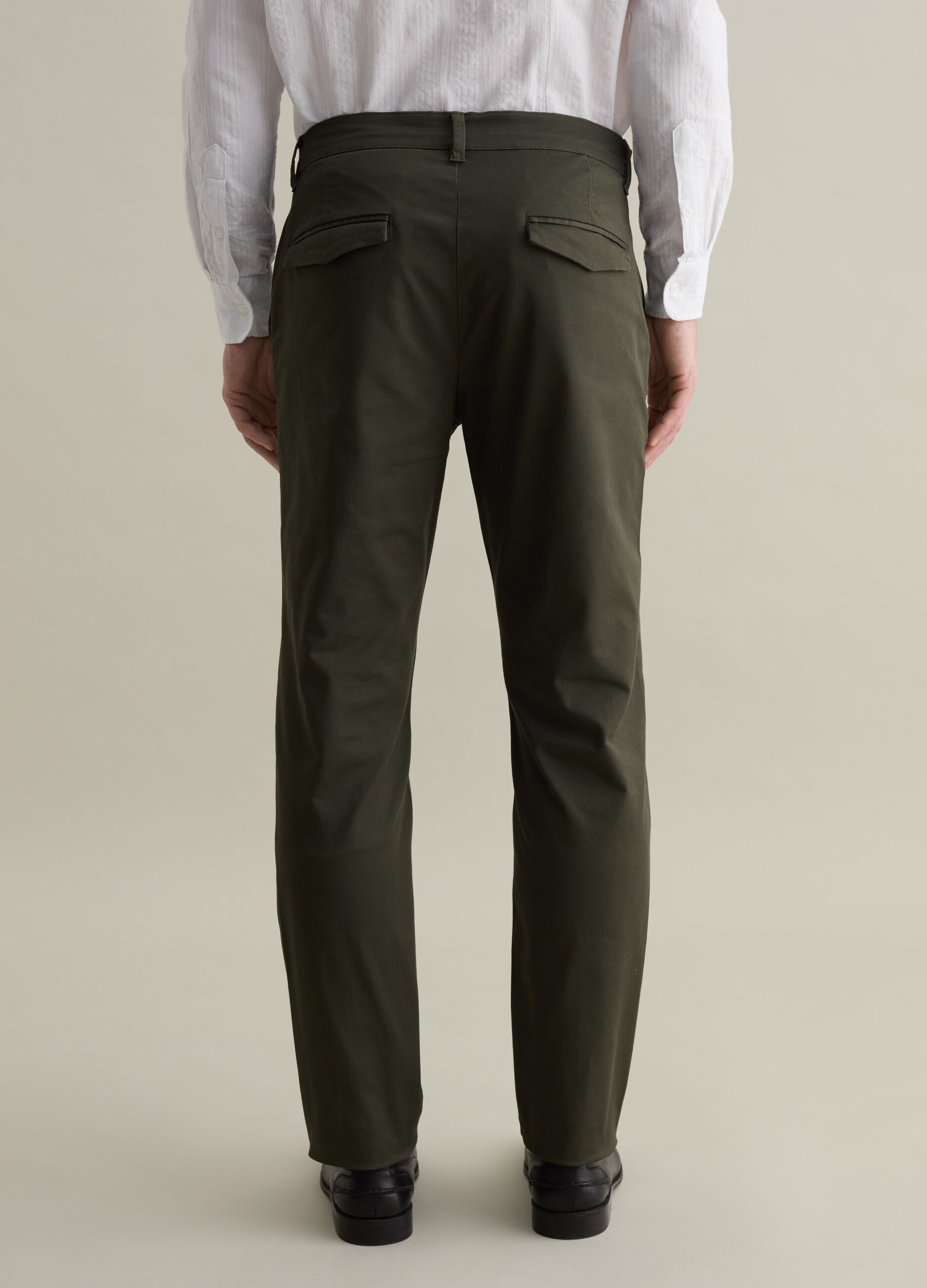 Pantalone chino slim fit in twill stretch