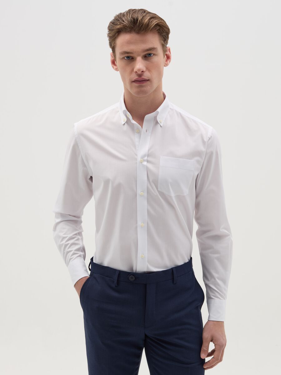 Regular-fit easy-iron shirt_0