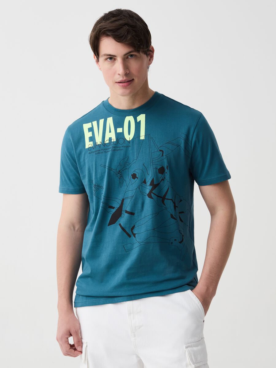 T-shirt stampa Evangelion_0