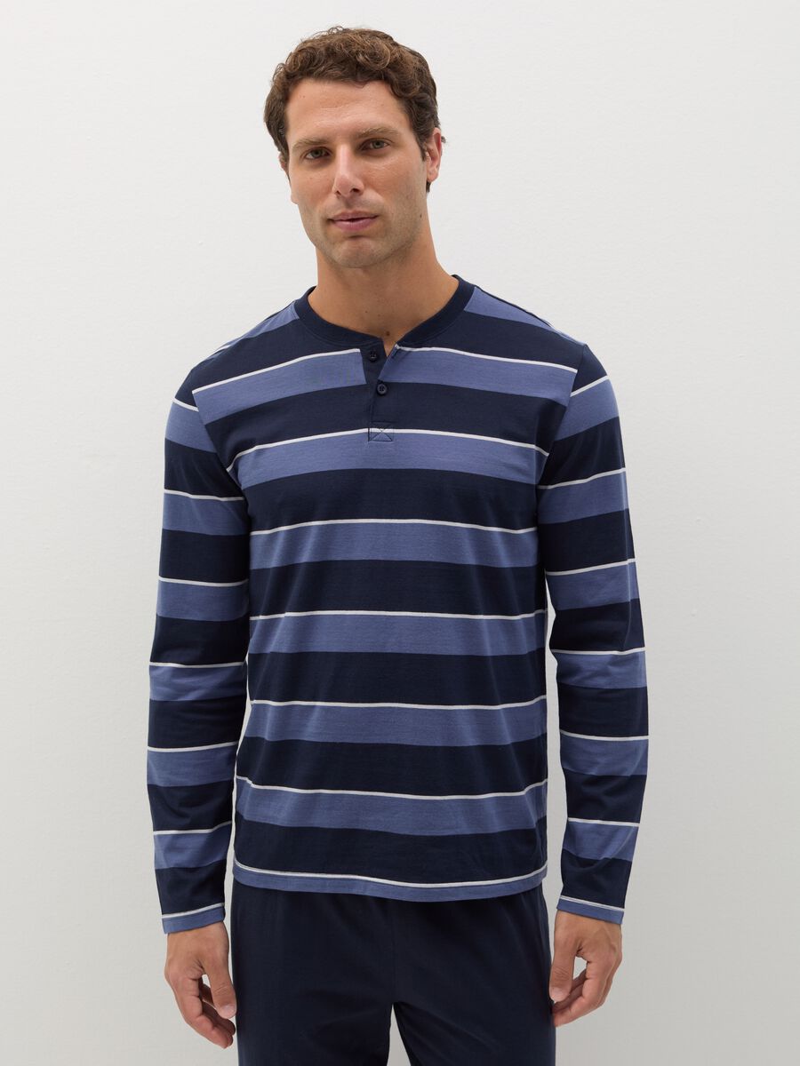 Long pyjamas with granddad neckline_1