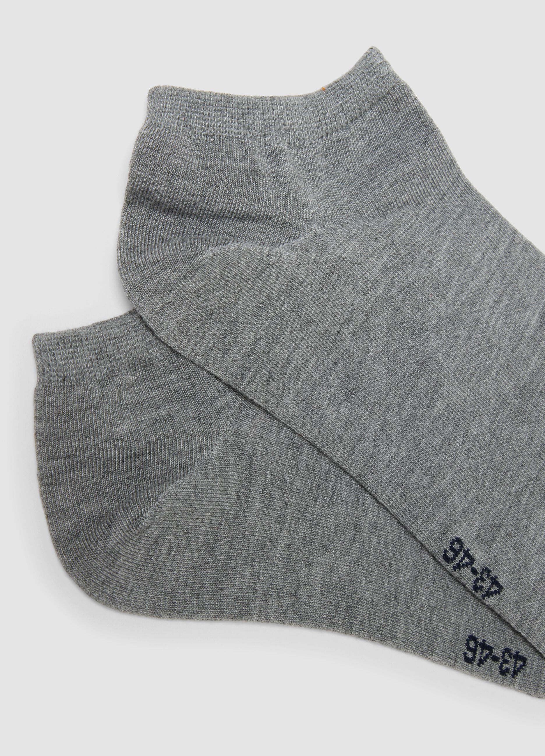 Three-pack of grey stretch sports socks