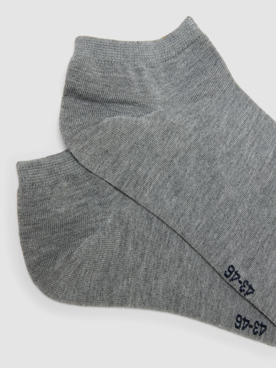 Three-pack of grey stretch sports socks_1