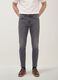 Grey slim-fit stretch cotton jeans_1