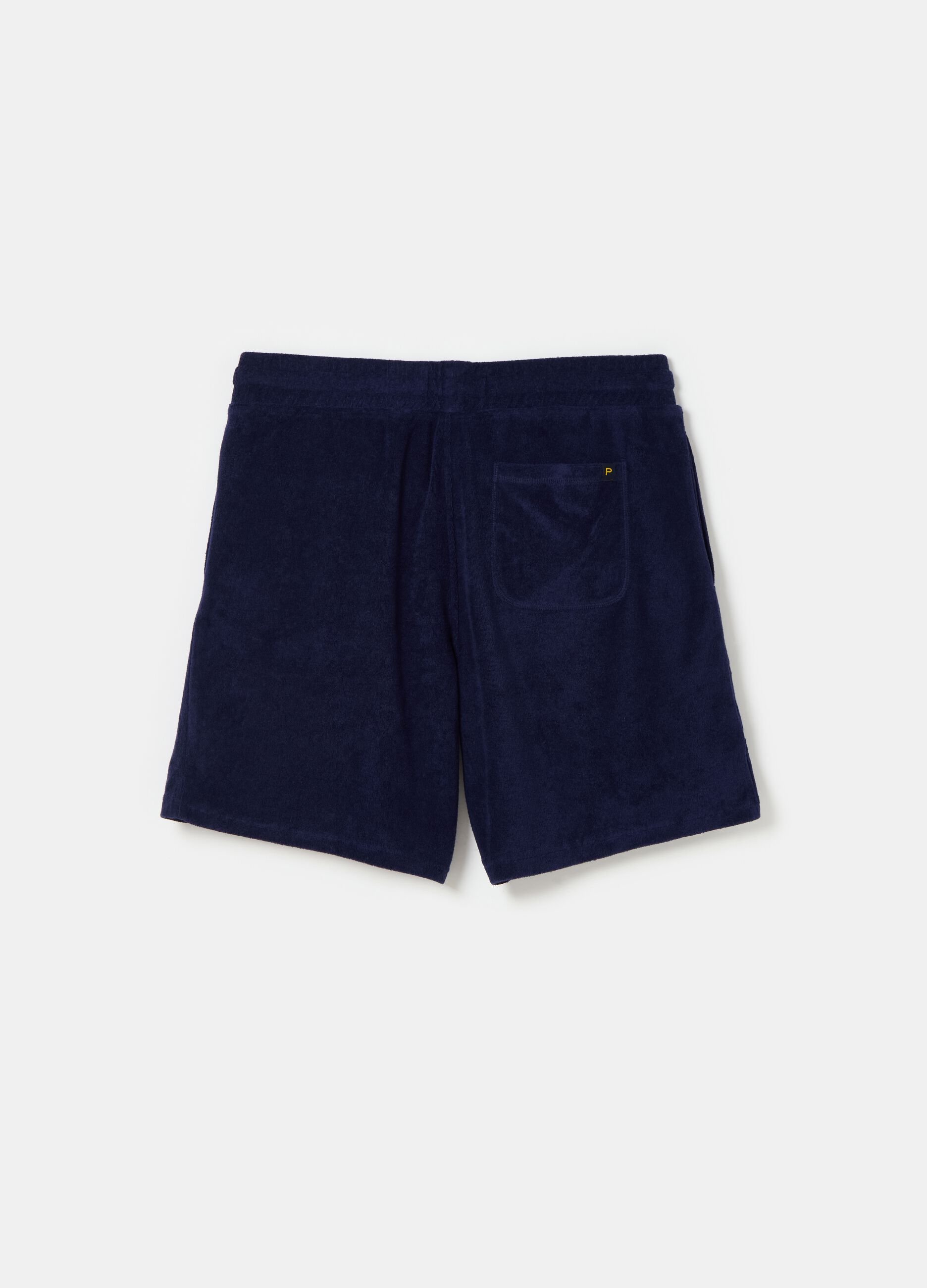 Bermuda joggers in reverse French terry