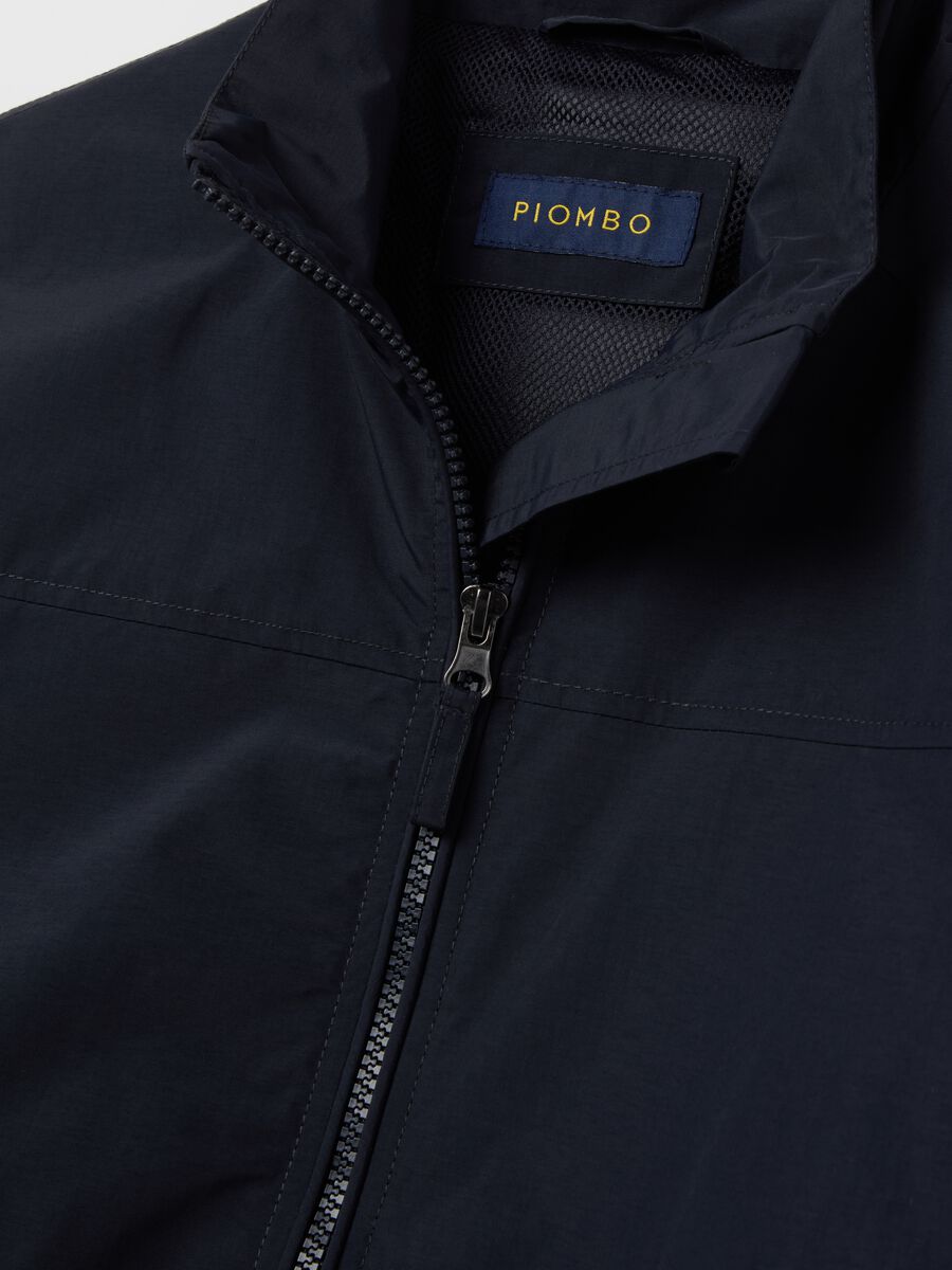 Full-zip bomber jacket with high neck_5