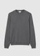 Grey cotton blend jumper regular fit_4