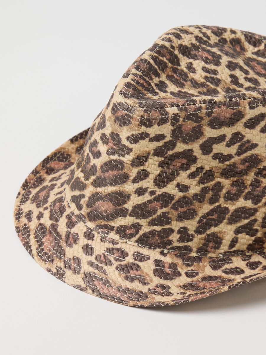 Women's hat in pure multicolour paper fabric_1