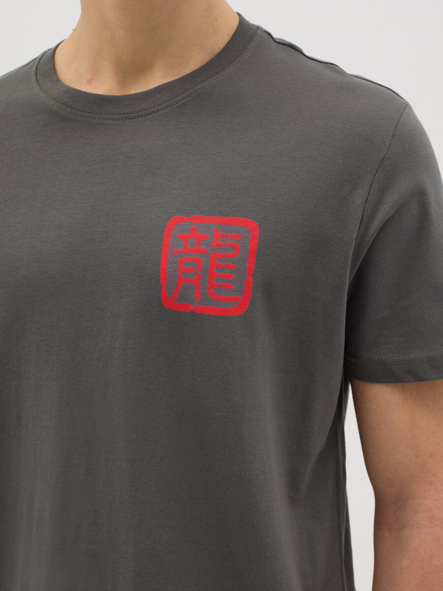 Grey T-shirt with Dragon Ball Z print_3