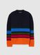 Regular fit multicolour striped jumper_0