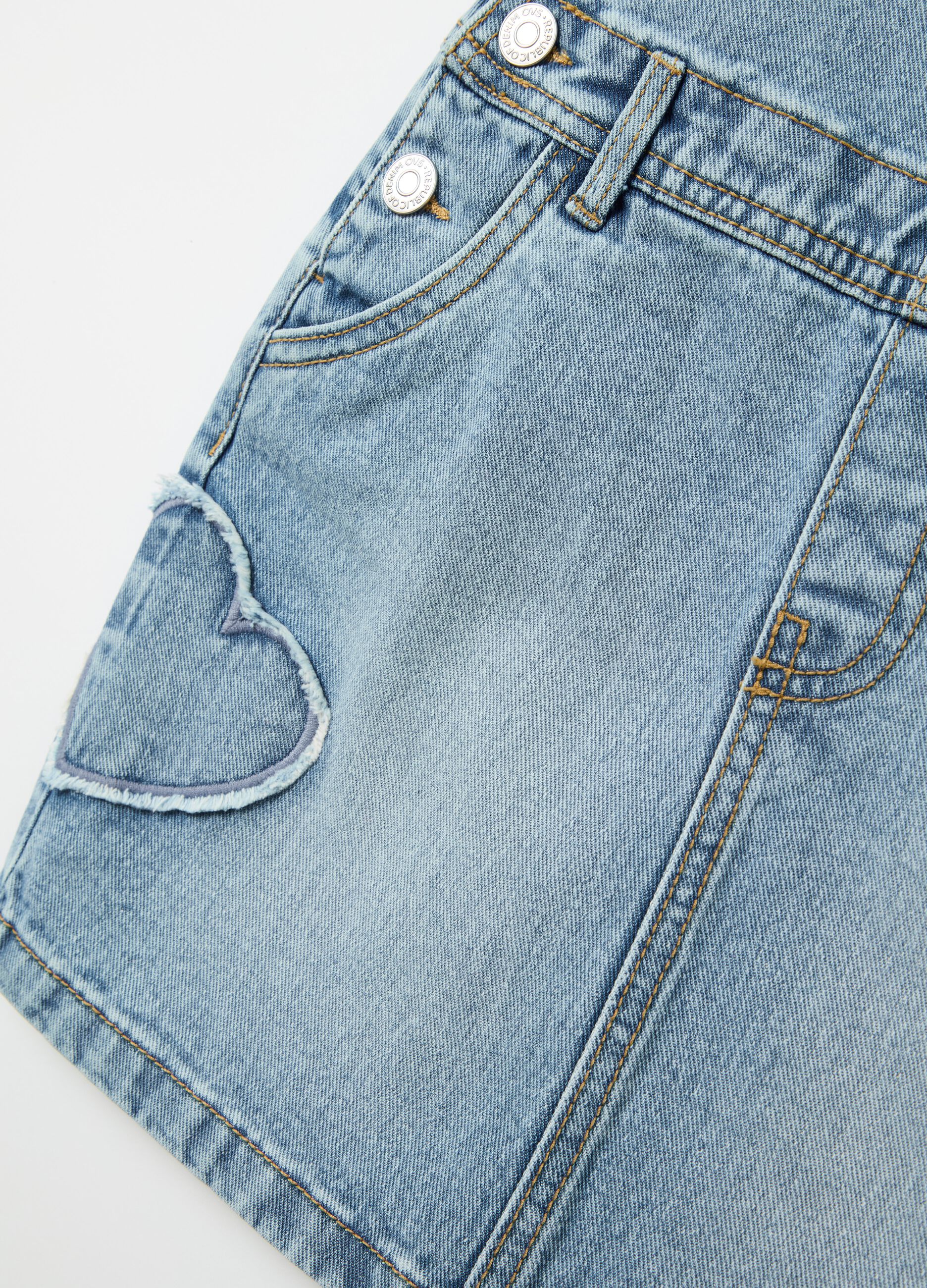 Salopette jeans bambina ovs store