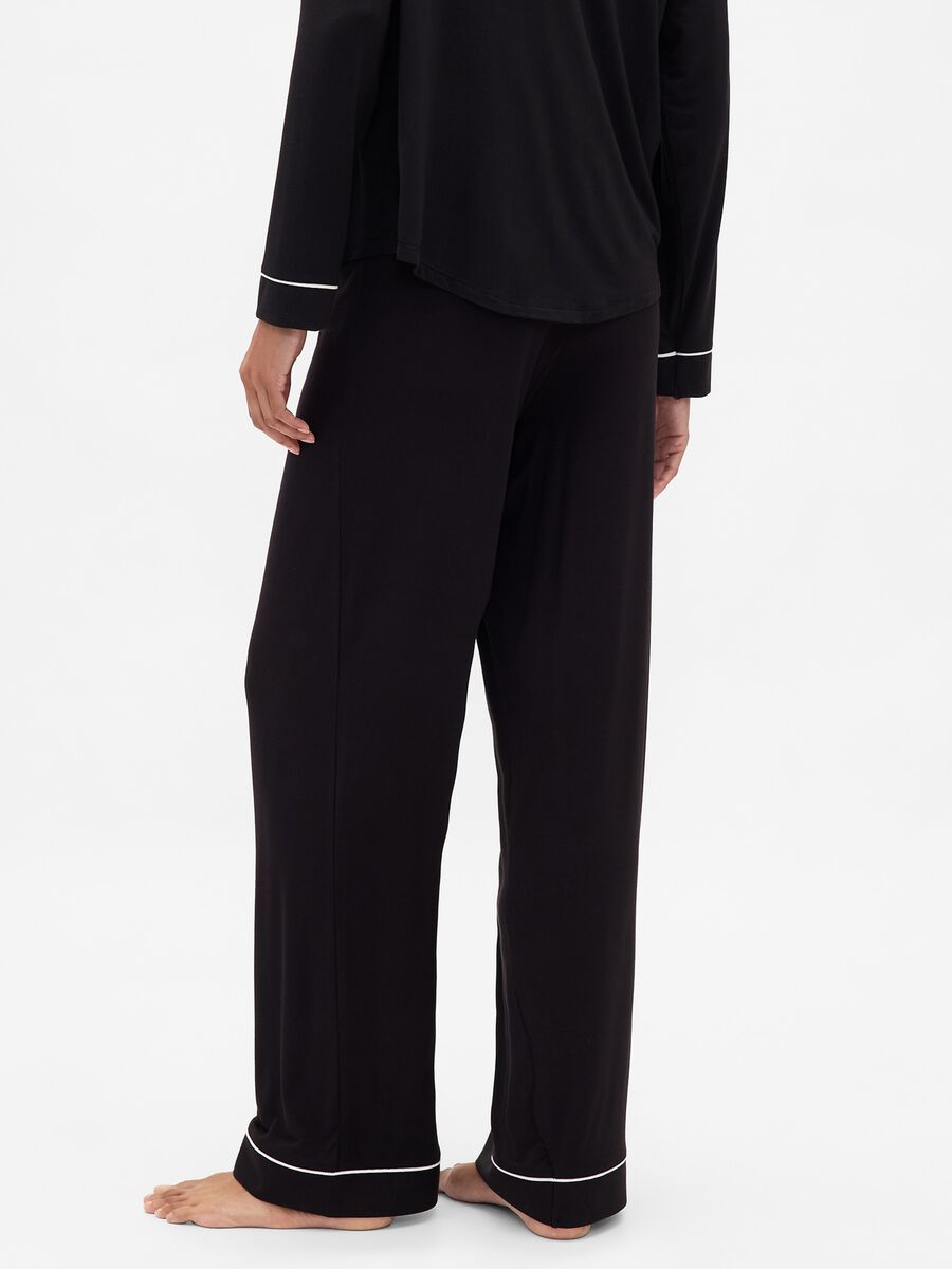 Black Stretch Pyjamas_2
