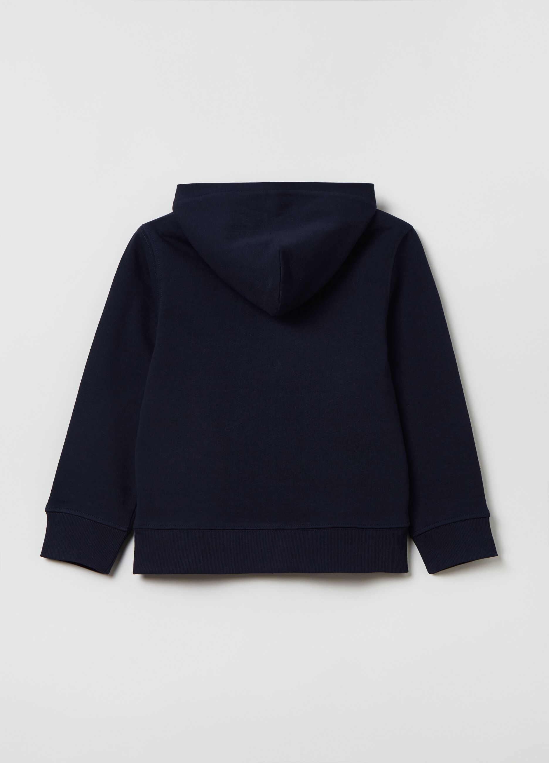 Full-zip in French Terry con cappuccio