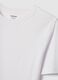 White pure cotton regular fit T-shirt_5