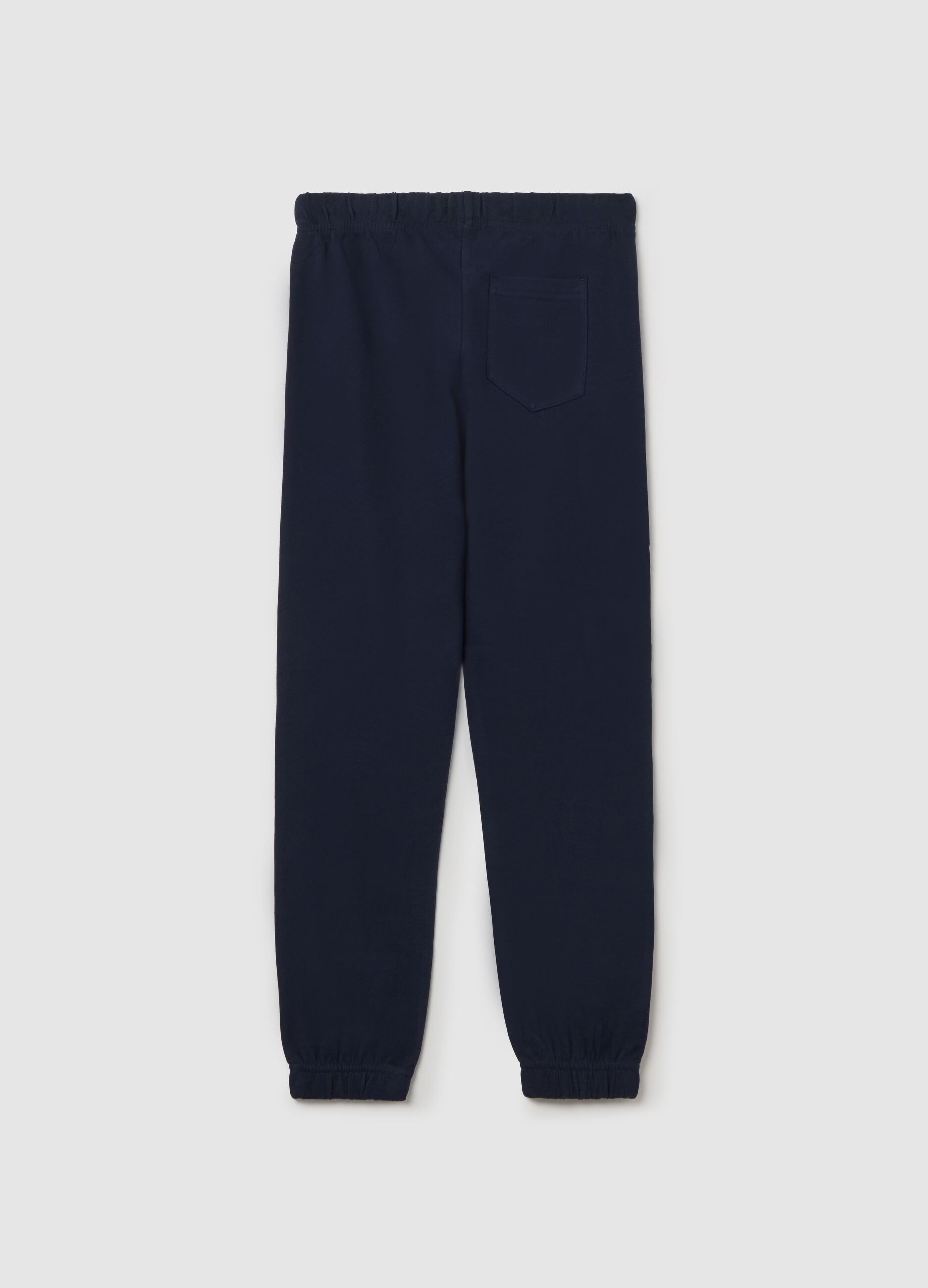 Joggers in cotone con coulisse 