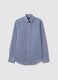 Slim Fit Blue Shirt_4