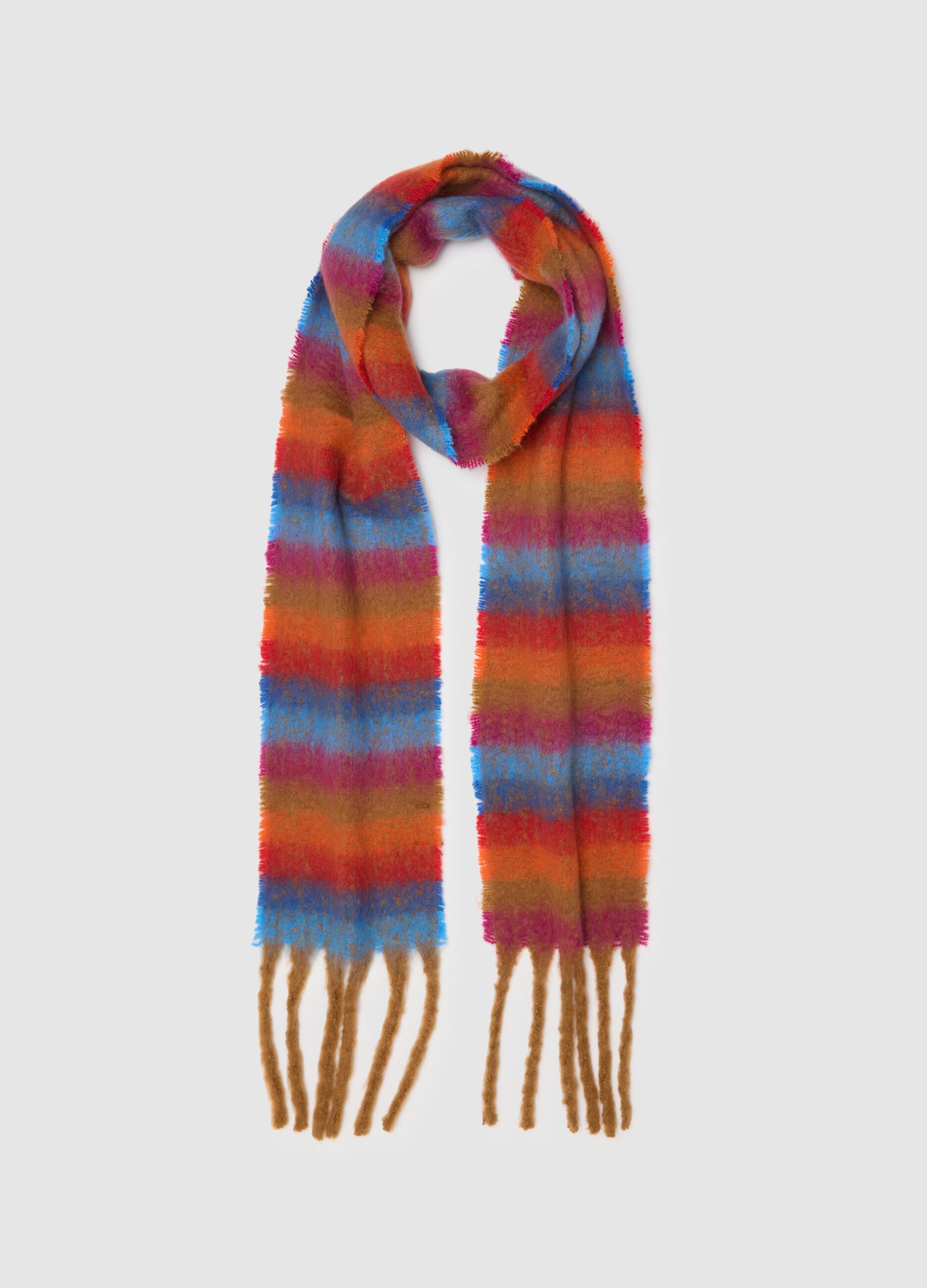 Multicolour Knitted Scarf