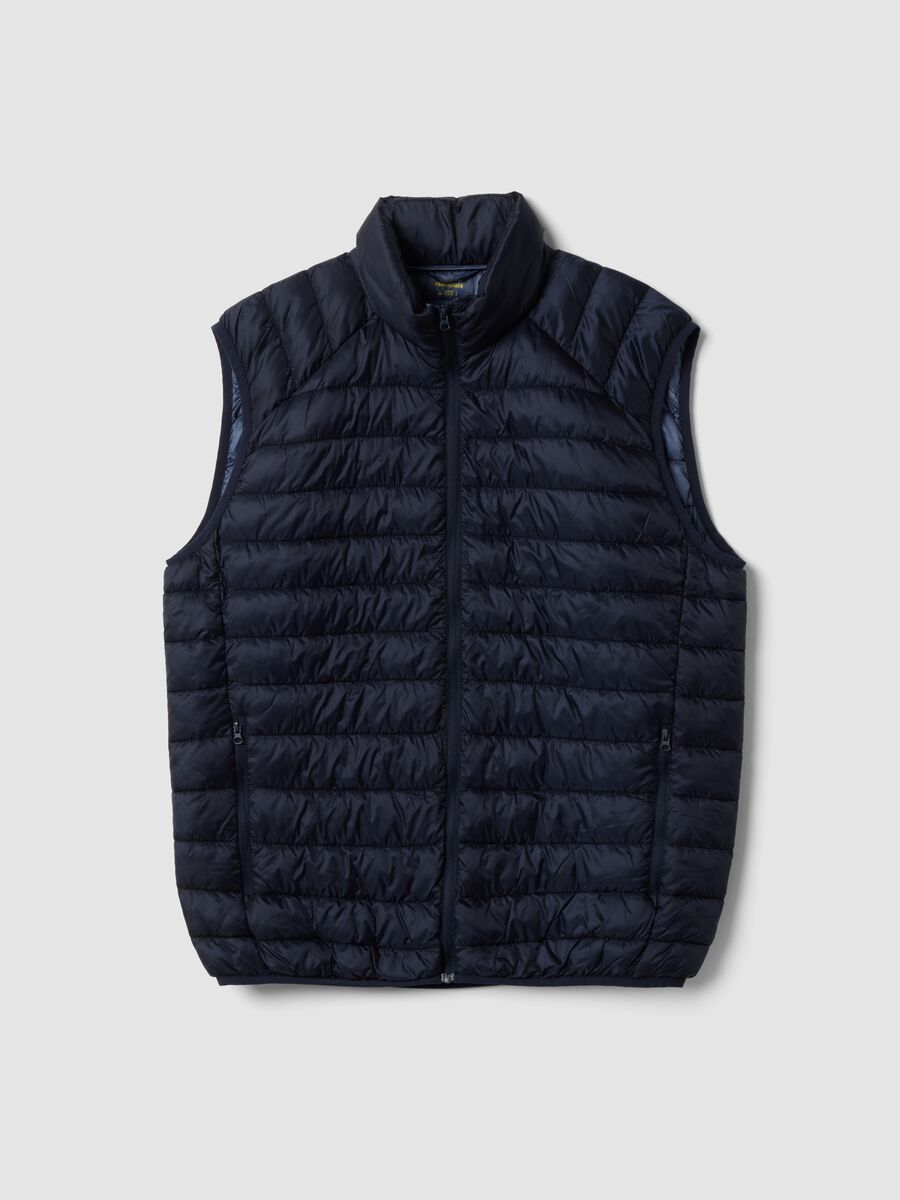 Blue Ultralight Padded Gilet with Zip_4