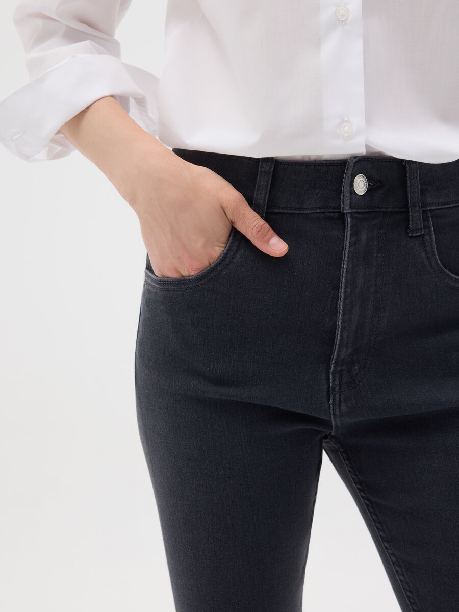 Jeans in denim nero slim fit_3