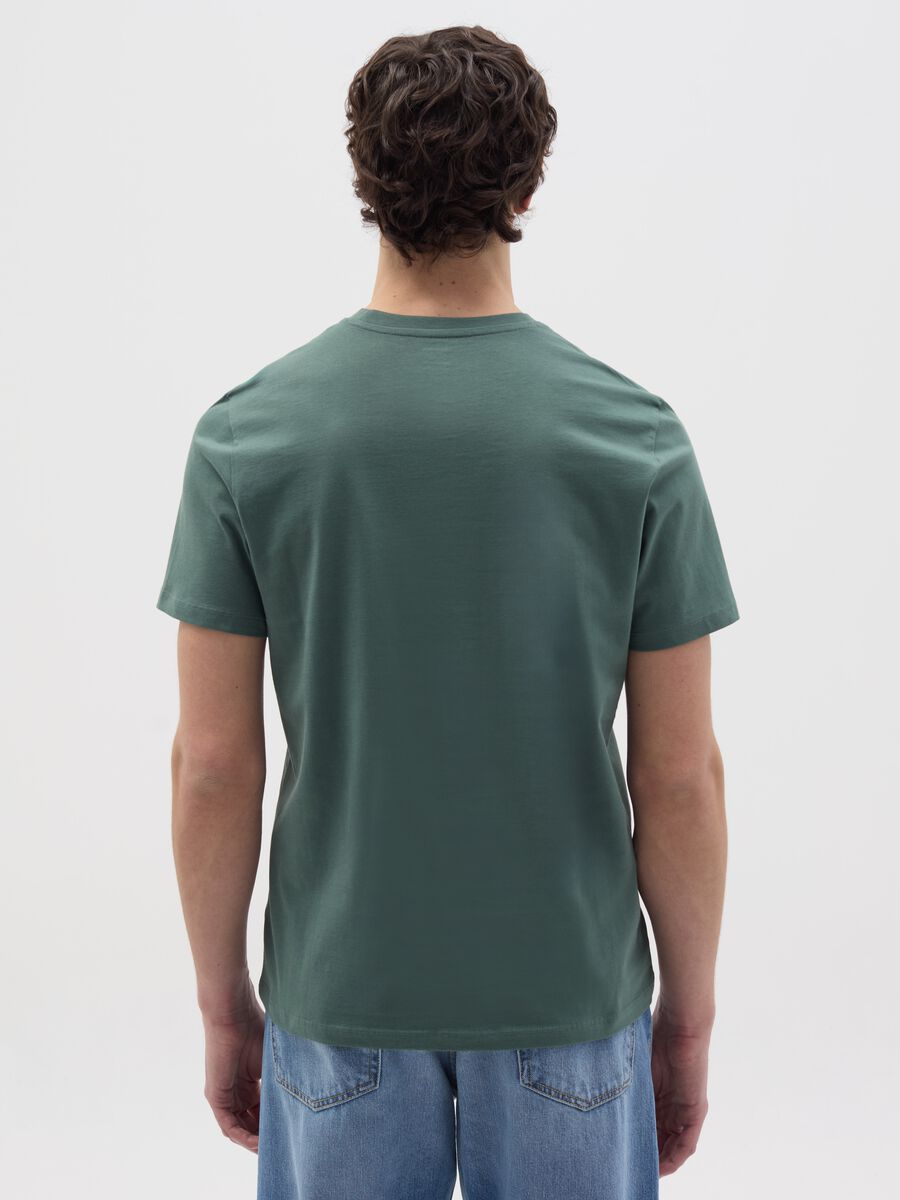 Organic cotton T-shirt with round neck_3