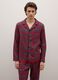 Pigiama in puro cotone multicolor regular fit a quadri_1