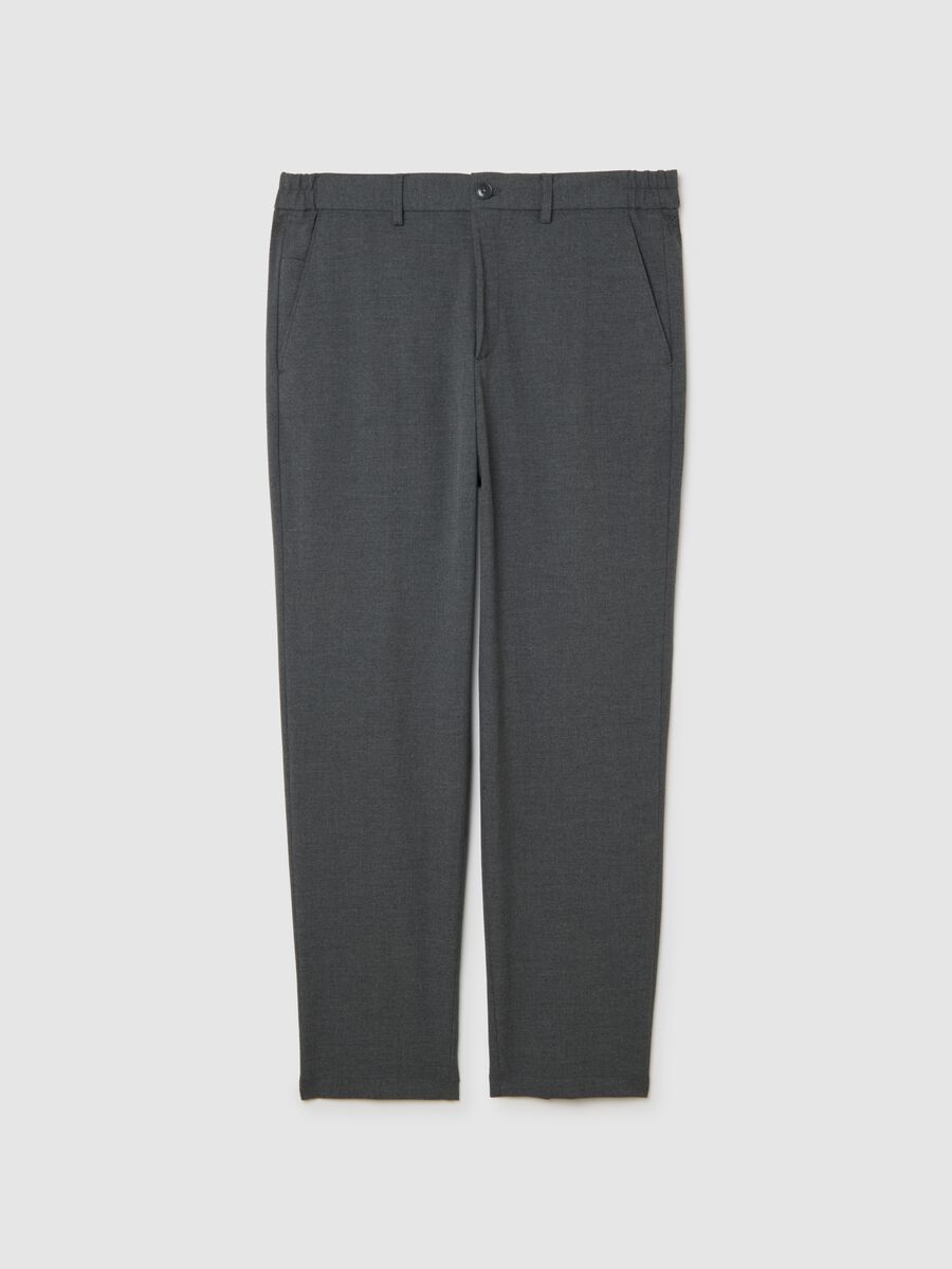 Pantaloni grigi regular fit_0
