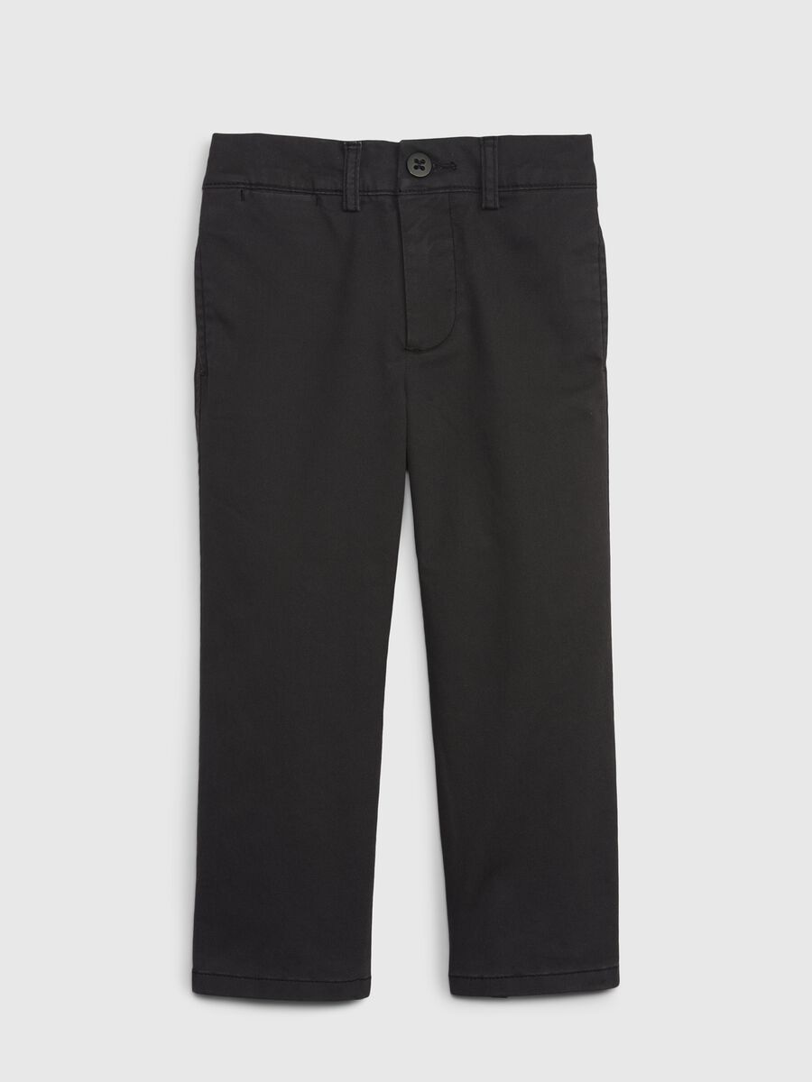 Pantaloni chino in cotone stretch_0